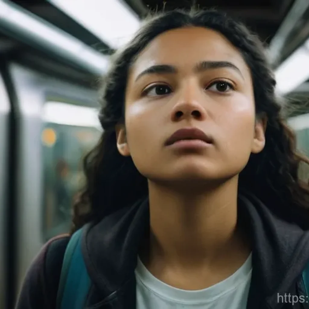 공황장애 약물 치료 효과 - **Prompt:** A diverse woman in her late 20s or early 30s, initially depicted with a look of intense ...