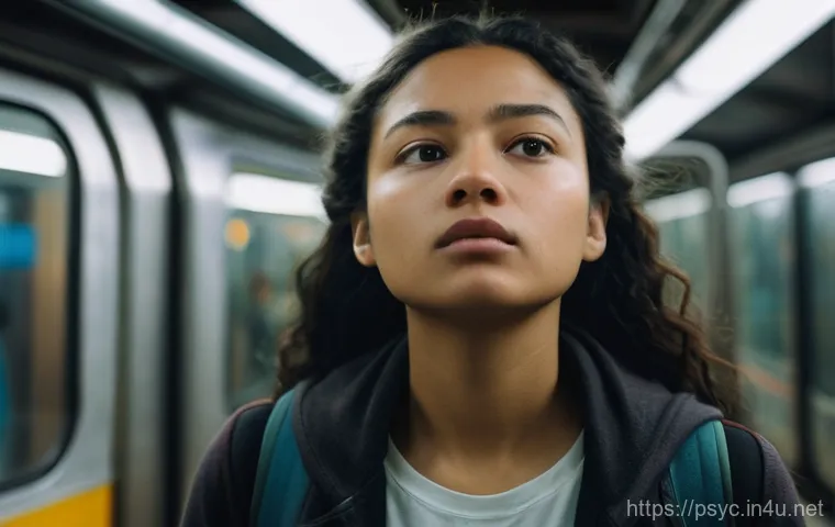 공황장애 약물 치료 효과 - **Prompt:** A diverse woman in her late 20s or early 30s, initially depicted with a look of intense ...