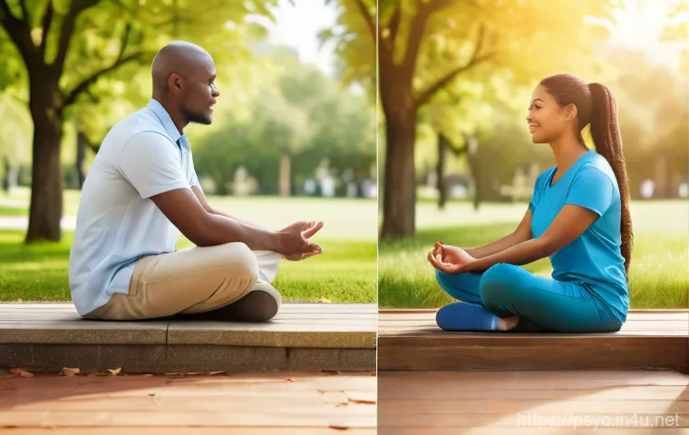 강박증 재발 방지법 - A person in their late 20s, dressed in clean, casual attire, stands confidently yet with a hint of d...