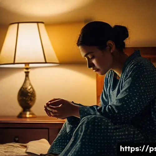 Home 24 불안장애 치료 기간 - **Prompt:** A person, appearing to be in their late 20s to early 40s, sits on the edge of a bed in a...